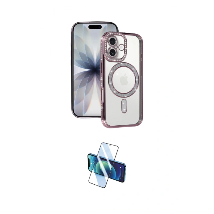 MARSİLYAN™- iPhone 17 Kılıf Zirve Doku Prime - Siyah 3D Antistatik Seramik Nano Ekran Koruyucu