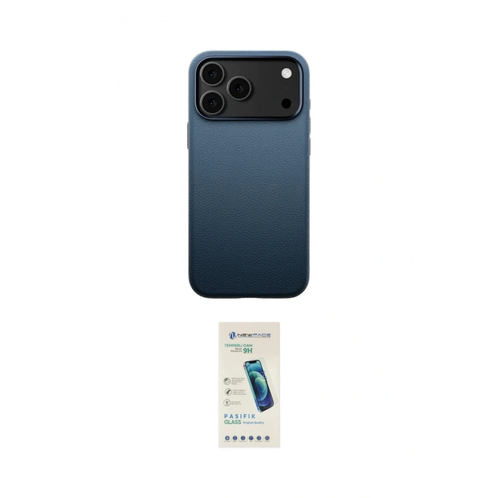 MARSİLYAN™- iPhone 17 Pro Kılıf Zirve Modern Prime - Şeffaf Pasifik Cam Ekran Koruyucu