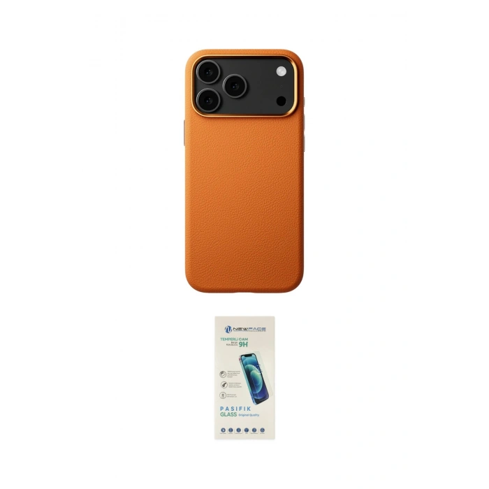 MARSİLYAN™- iPhone 17 Pro Kılıf Zirve Modern Prime - Şeffaf Pasifik Cam Ekran Koruyucu