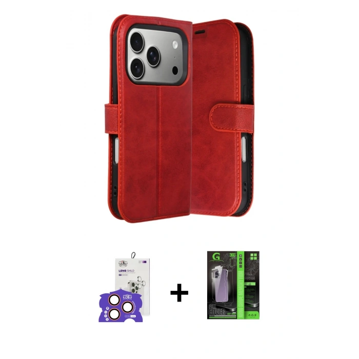 MARSİLYAN™- iPhone 17 Pro Max Kılıf Siluet Işık Serisi - Şeffaf 360 Full Body Arka Koruyucu + Bilvis Titan Kamera Lens - TU