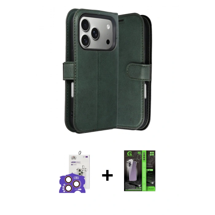MARSİLYAN™- iPhone 17 Pro Max Kılıf Siluet Işık Serisi - Şeffaf 360 Full Body Arka Koruyucu + Bilvis Titan Kamera Lens - TU