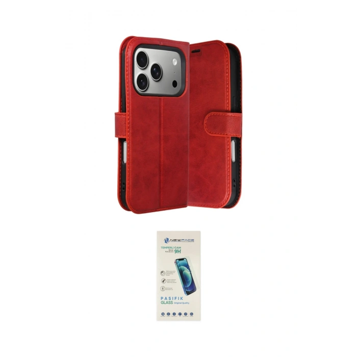 MARSİLYAN™- iPhone 17 Pro Max Kılıf Siluet Işık Serisi - Şeffaf Pasifik Cam Ekran Koruyucu