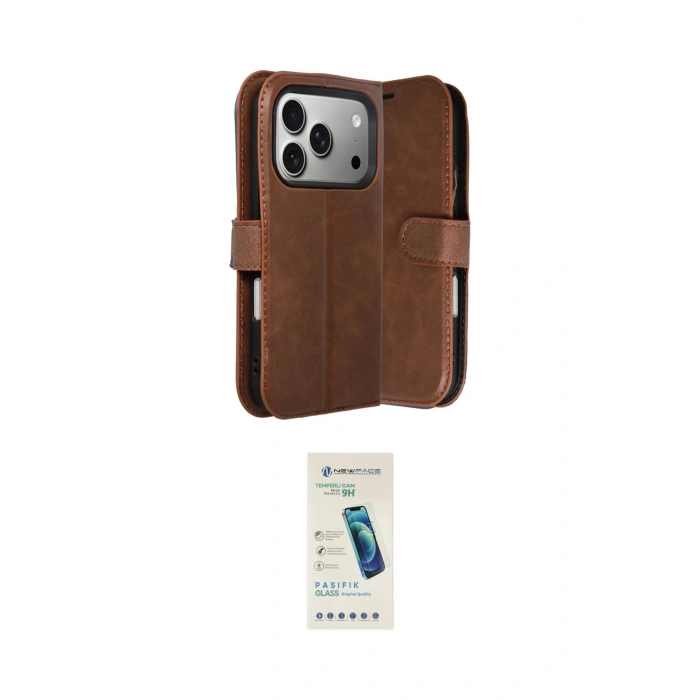 MARSİLYAN™- iPhone 17 Pro Max Kılıf Siluet Işık Serisi - Şeffaf Pasifik Cam Ekran Koruyucu