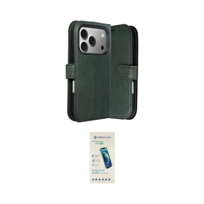 MARSİLYAN™- iPhone 17 Pro Max Kılıf Siluet Işık Serisi - Şeffaf Pasifik Cam Ekran Koruyucu