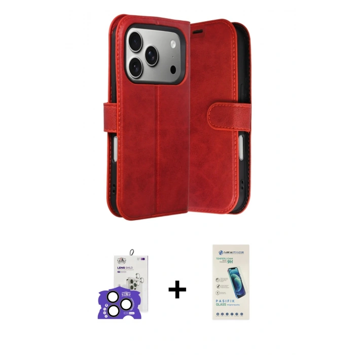 MARSİLYAN™- iPhone 17 Pro Max Kılıf Siluet Işık Serisi - Şeffaf Pasifik Cam Ekran Koruyucu + Bilvis Titan Kamera Lens - NLGY
