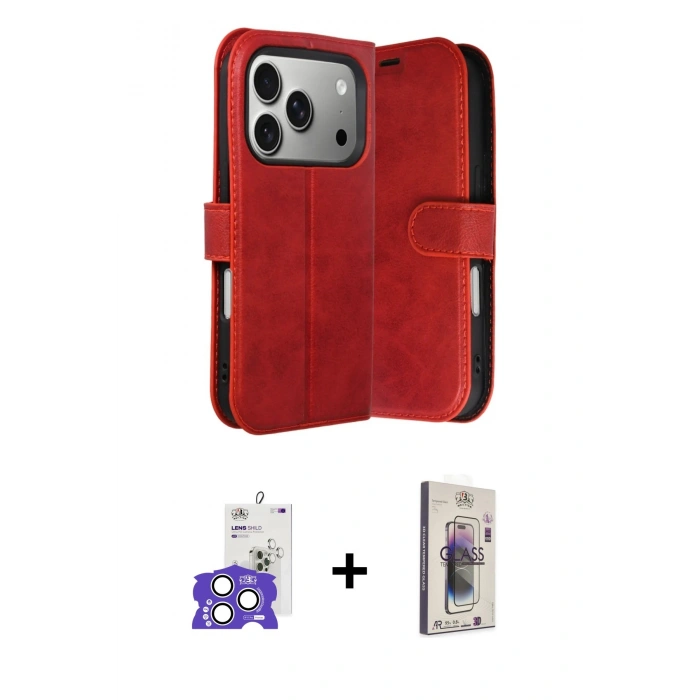 MARSİLYAN™- iPhone 17 Pro Max Kılıf Siluet Işık Serisi - Siyah Bilvis 3D Cam Ekran Koruyucu + Bilvis Titan Kamera Lens - GS