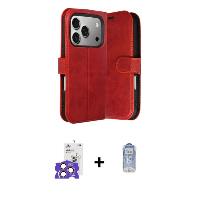 MARSİLYAN™- iPhone 17 Pro Max Kılıf Siluet Işık Serisi - Siyah Joko Magic 5D Cam + Bilvis Titan Kamera Lens - TU