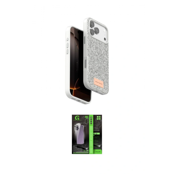 MARSİLYAN™- iPhone 17 Pro Max Kılıf Vadi Klasik Serisi - Siyah 360 Mat Full Body Arka Koruyucu