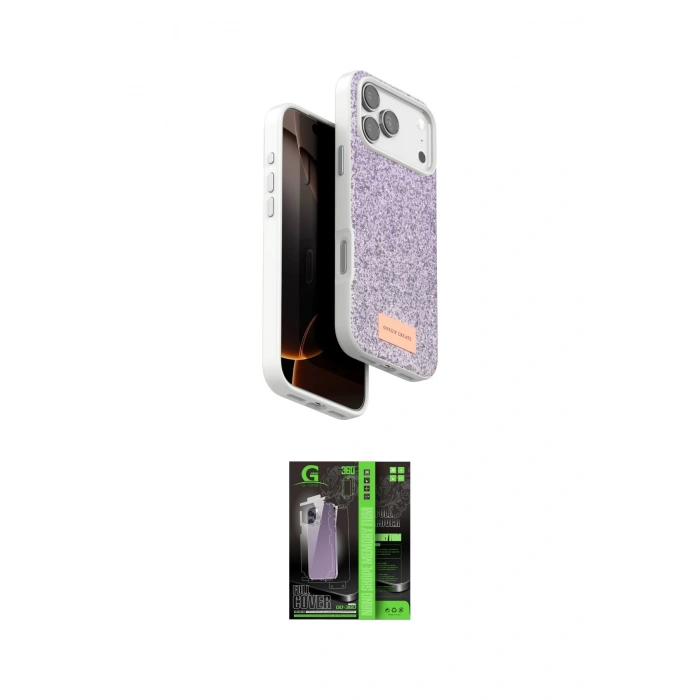 MARSİLYAN™- iPhone 17 Pro Max Kılıf Vadi Klasik Serisi - Siyah 360 Mat Full Body Arka Koruyucu