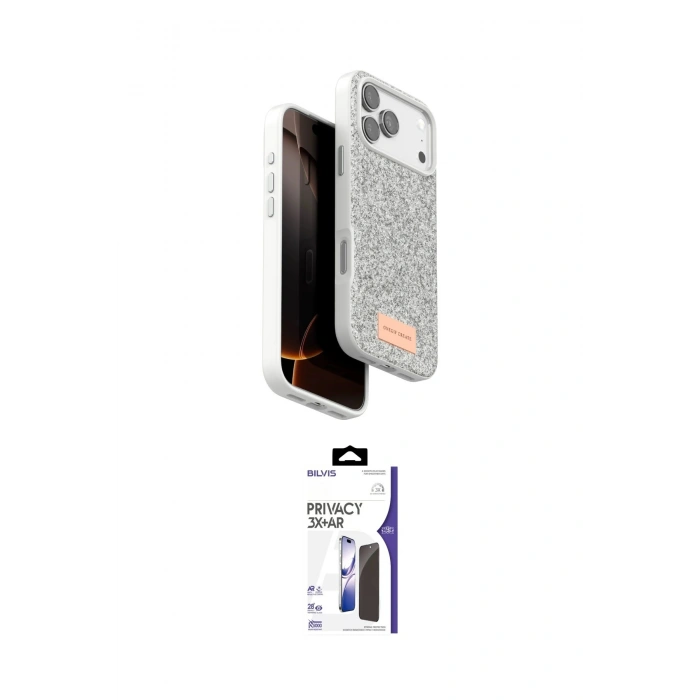 MARSİLYAN™- iPhone 17 Pro Max Kılıf Vadi Klasik Serisi - Siyah Bilvis 3X AR Hayalet Cam Ekran Koruyucu