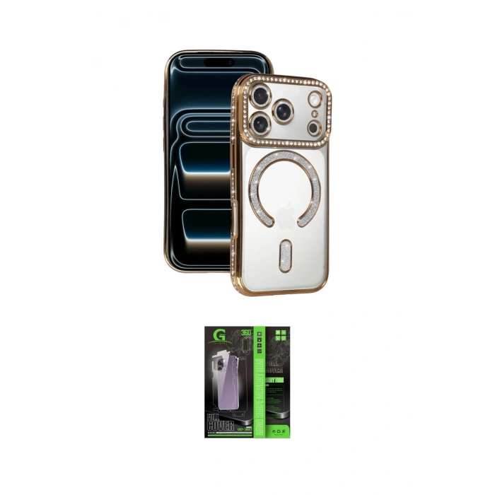 MARSİLYAN™- iPhone 17 Pro Max Kılıf Zirve Doku Prime - Siyah 360 Mat Full Body Arka Koruyucu
