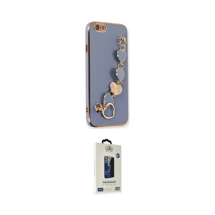 MARSİLYAN™- iPhone 6 Kılıf Nova Işık Prime - Siyah Bilvis Hayalet Cam Ekran Koruyucu