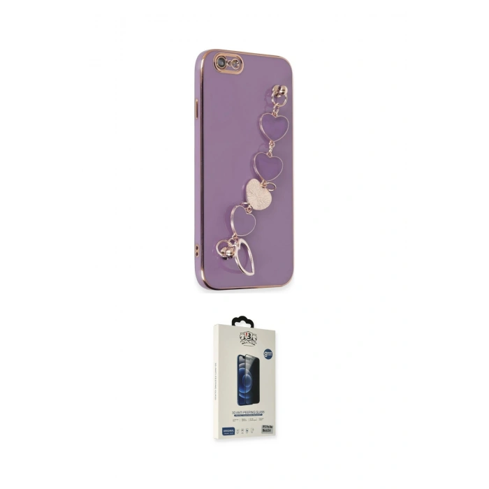 MARSİLYAN™- iPhone 6 Kılıf Nova Işık Prime - Siyah Bilvis Hayalet Cam Ekran Koruyucu