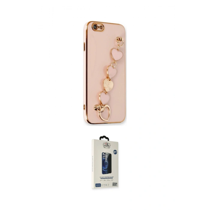 MARSİLYAN™- iPhone 6 Kılıf Nova Işık Prime - Siyah Bilvis Hayalet Cam Ekran Koruyucu