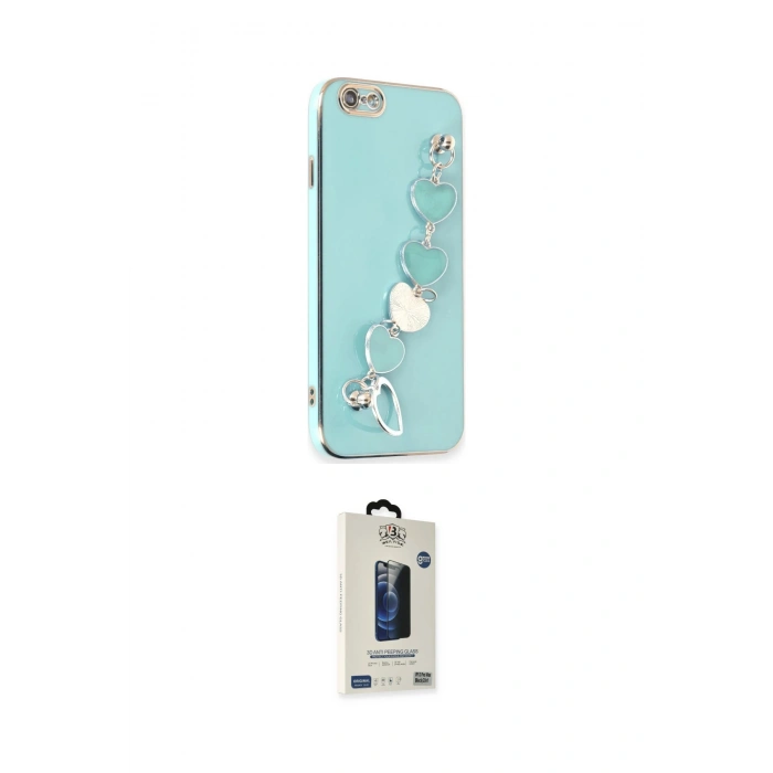 MARSİLYAN™- iPhone 6 Kılıf Nova Işık Prime - Siyah Bilvis Hayalet Cam Ekran Koruyucu