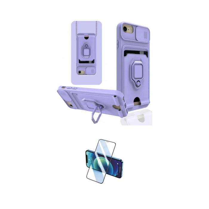 MARSİLYAN™- iPhone 6 Kılıf Vadi Form Prime - Beyaz 3D Antistatik Cam Ekran Koruyucu
