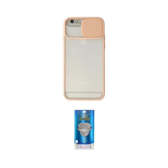 MARSİLYAN™- iPhone 6 Plus Kılıf Vadi Çizgi - Şeffaf Royal Nano Ekran Koruyucu