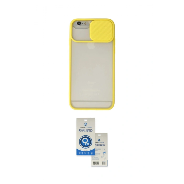 MARSİLYAN™- iPhone 6 Plus Kılıf Vadi Çizgi - Şeffaf Royal Nano Ekran Koruyucu