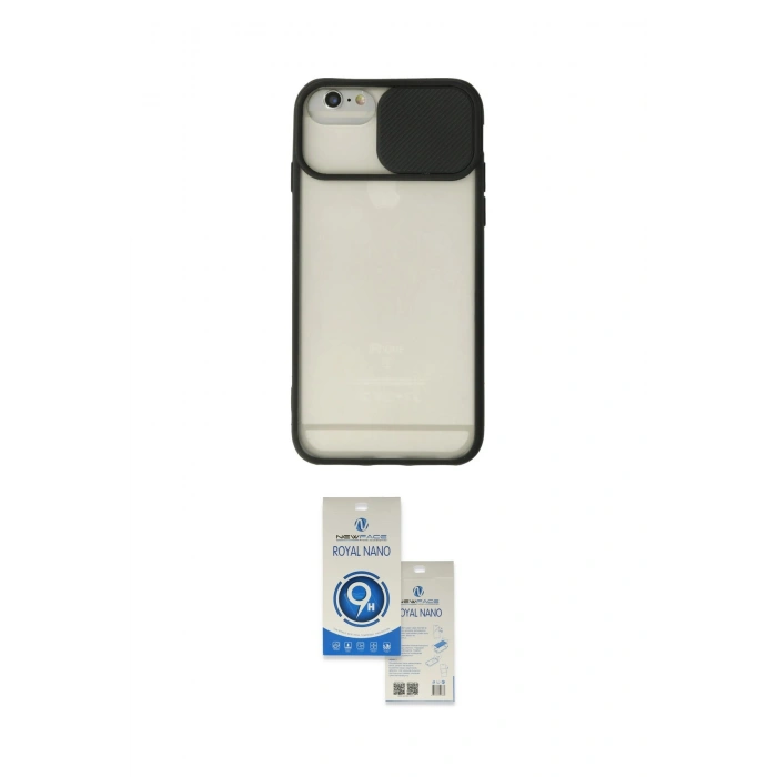 MARSİLYAN™- iPhone 6 Plus Kılıf Vadi Çizgi - Şeffaf Royal Nano Ekran Koruyucu