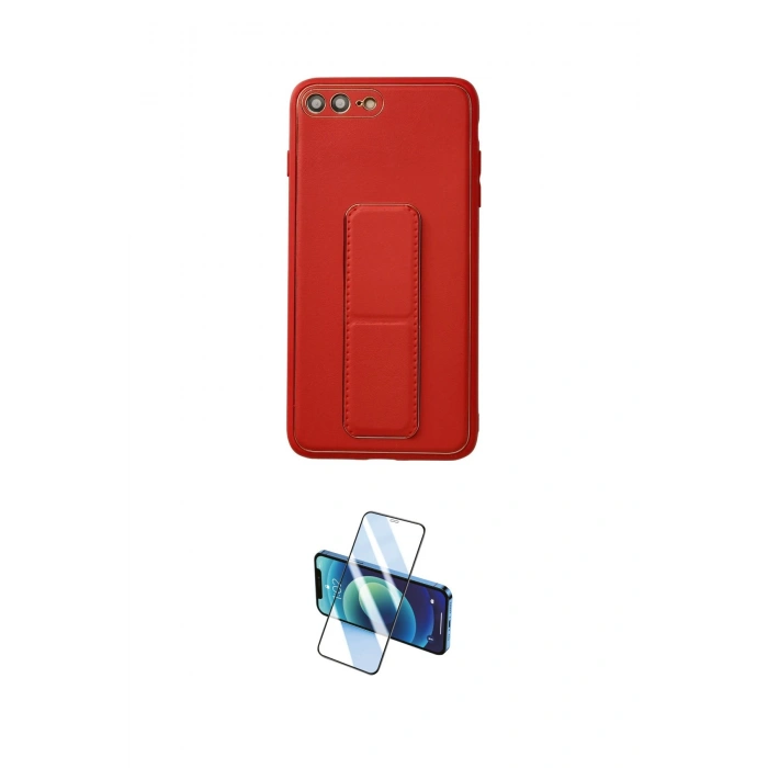 MARSİLYAN™- iPhone 7 Plus Kılıf Akış Doku - Beyaz 3D Antistatik Seramik Nano Ekran Koruyucu