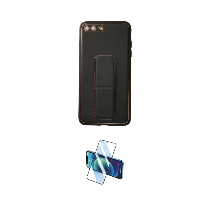 MARSİLYAN™- iPhone 7 Plus Kılıf Akış Doku - Beyaz 3D Antistatik Seramik Nano Ekran Koruyucu