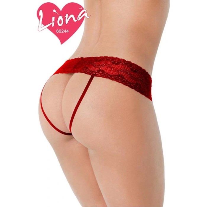 MARSİLYAN- İpli Büyük Beden Dantel Külot