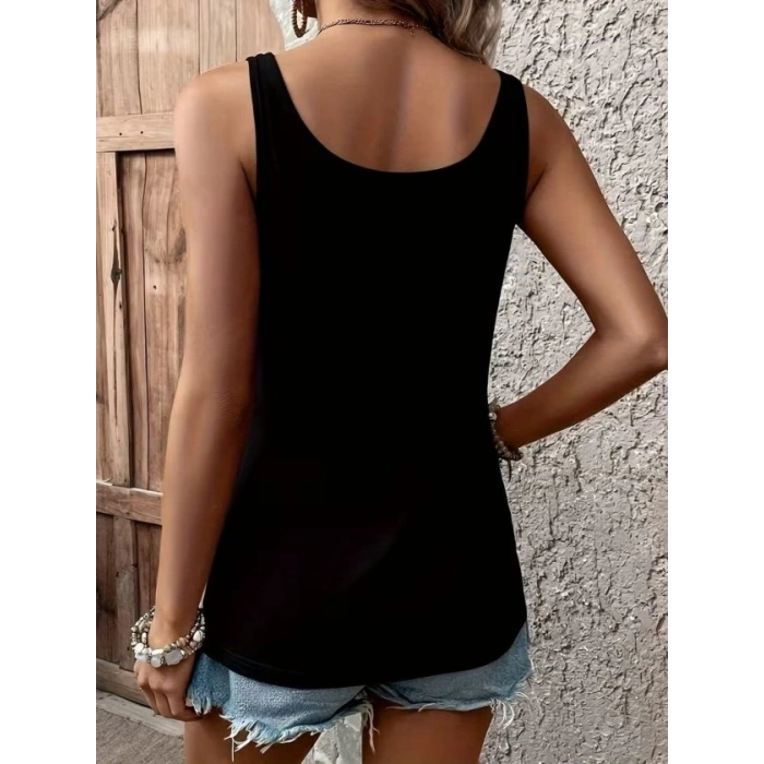 MARSiLYAN- Kadın Askılı Geniş V Yakalı Viskon Bluz