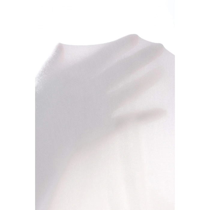 MARSiLYAN- Kadın Beyaz Tek Omuz Cut Out Detaylı Crop Top Bluz