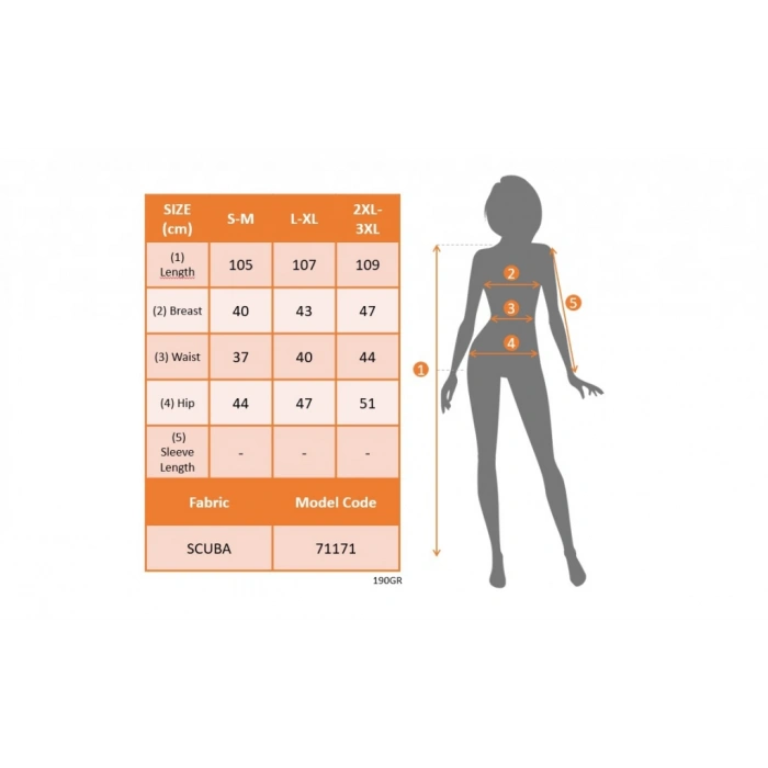 MARSiLYAN- Kadın Bodycon Midi Boy Dalgıç Elbise