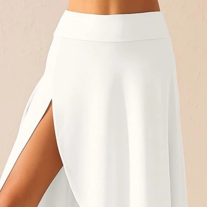 MARSiLYAN- Kadın Cep Detay Taytlı Sandy Etek