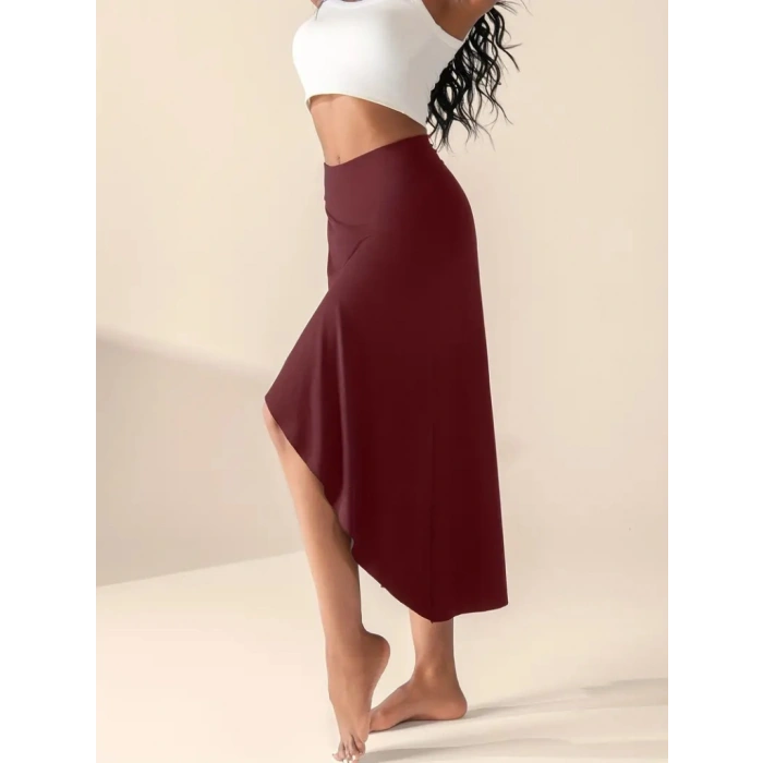 MARSiLYAN- Kadın Cep Detay Taytlı Sandy Etek