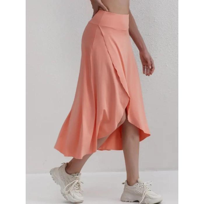 MARSiLYAN- Kadın Cep Detay Taytlı Sandy Etek