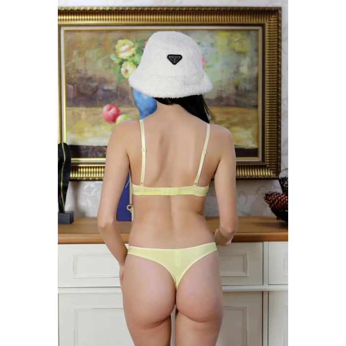 MARSiLYAN- Kadın Destekli Sütyen Takım Sarı