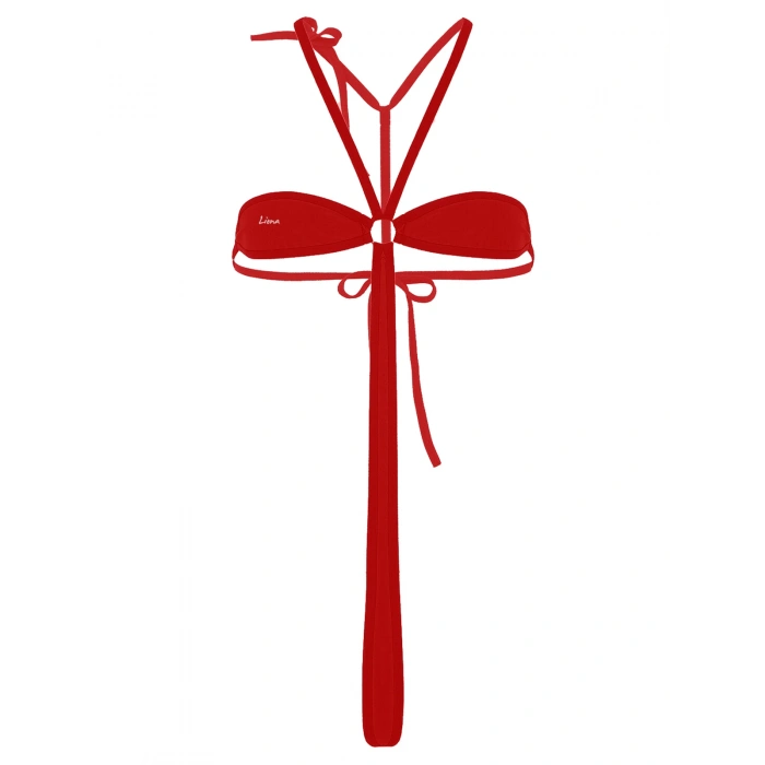 MARSİLYAN-- Kadın Fantezi İç Giyim Kırmızı Seksi İç Çamaşırı Takımı