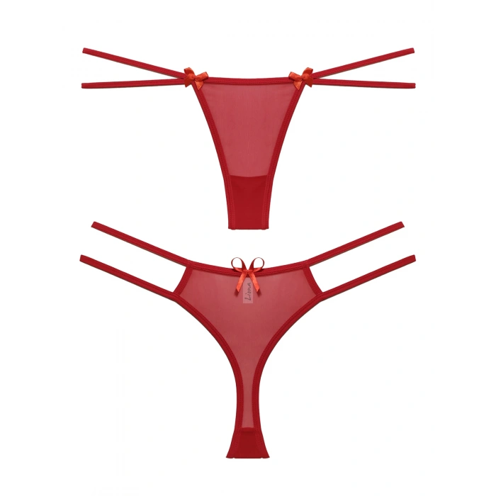 MARSİLYAN-- Kadın Fantezi Külot Kırmızı Renk