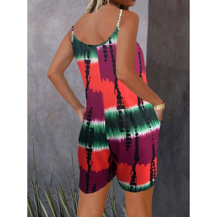 MARSiLYAN- Kadın Ip Askılı Yuvarlak Yaka Cepli Kısa şort Süprem Takım