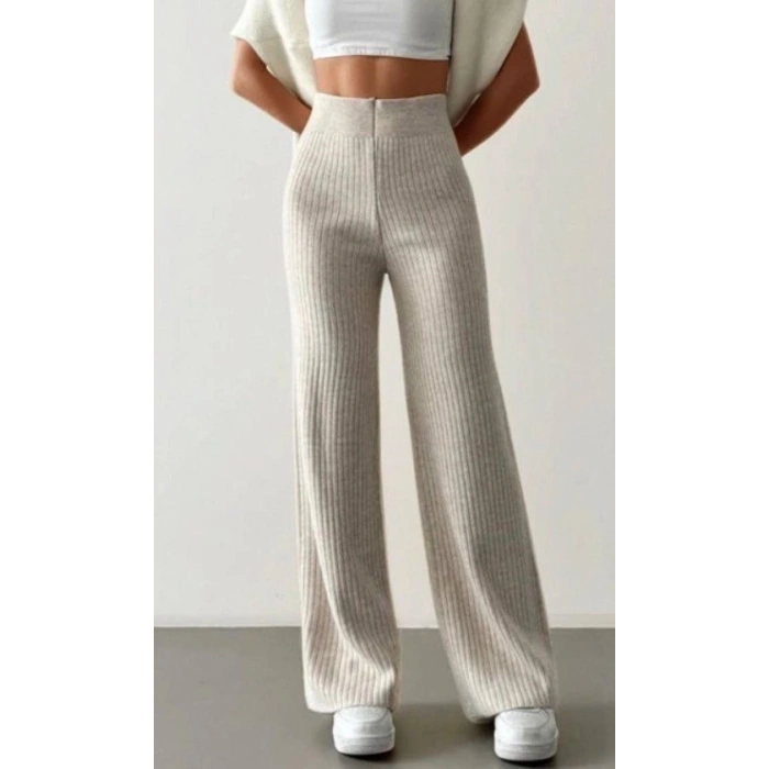 MARSiLYAN- Kadın Kaşkorse Bol Paça Pantolon