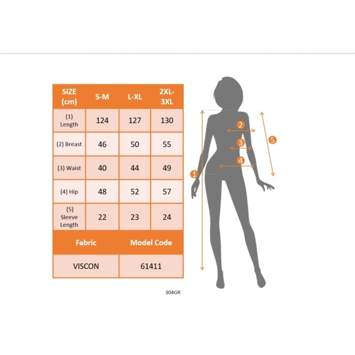MARSiLYAN- Kadın Kısa Kollu Bisiklet Yaka Yandan şerit Ve Yırtmaçlı Viskon Iki Iplik Elbise