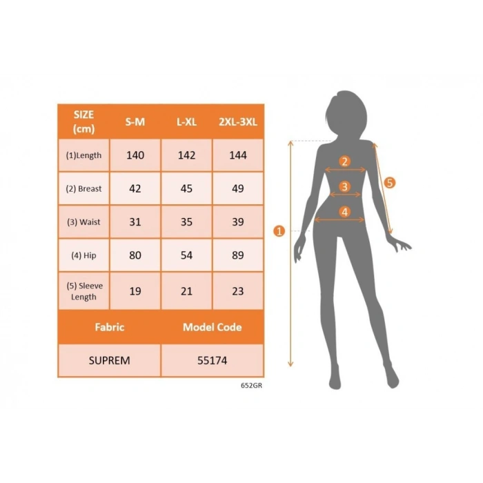 MARSiLYAN- Kadın Kısa Kollu Kruvaze Yaka Beli Lastikli Süprem