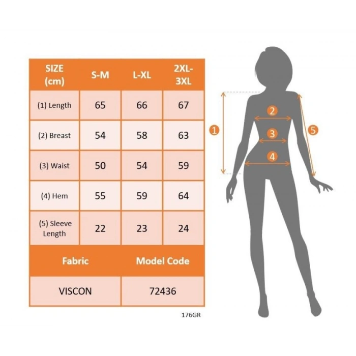 MARSiLYAN- Kadın Kısa Kollu V Leopar Yakalı Viskon Bluz