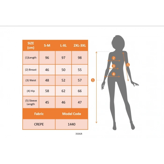 MARSiLYAN- Kadın Kısa Kollu V Yakalı Salaş Janjan Krep Elbise
