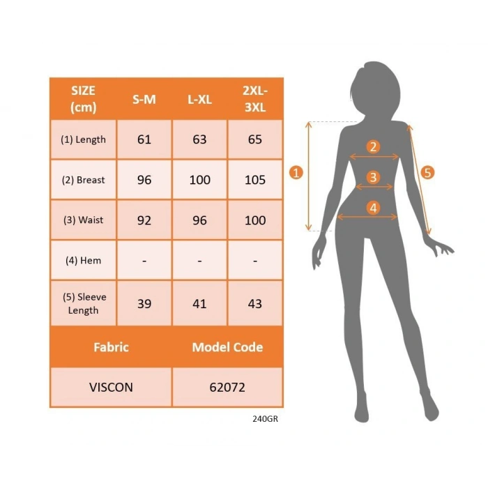 MARSiLYAN- Kadın Kısa Kollu V Yakalı Salaş Viskon Bluz
