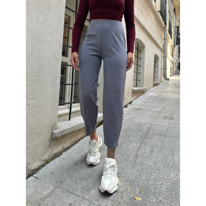 MARSiLYAN- Kadın Krep Kumaş Balon Pantolon