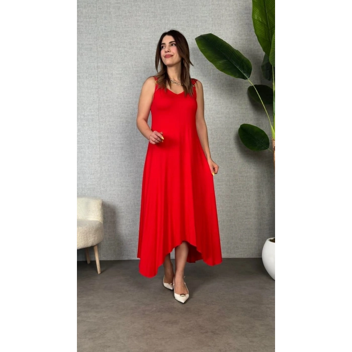 MARSiLYAN- Kadın Omuz Askılı Toka Detay Maxi Boy Elbise