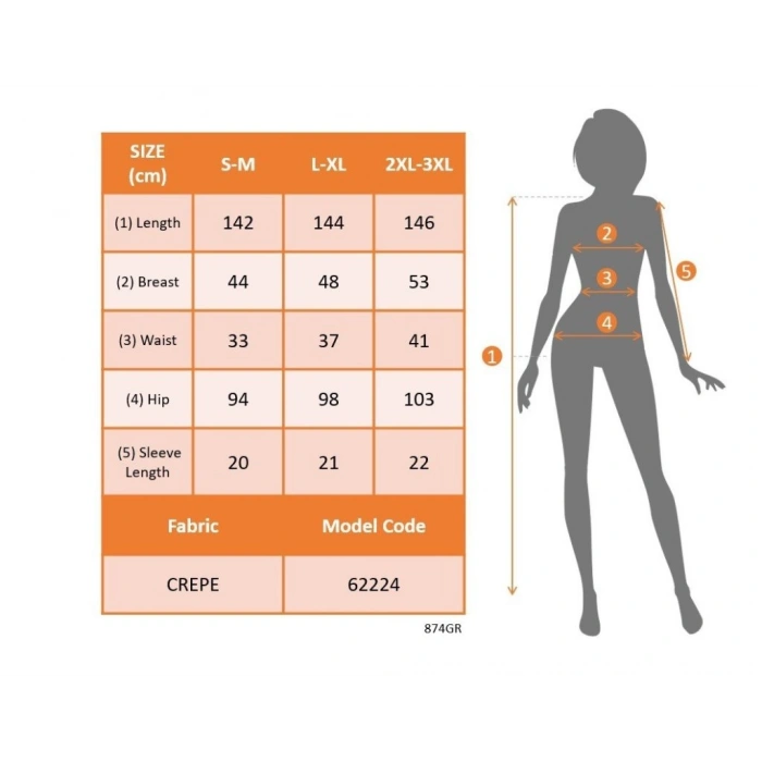 MARSiLYAN- Kadın Omuzdan Açık Kısa Kollu Omuzdan Pileli Uzun Janjan Krep Elbise