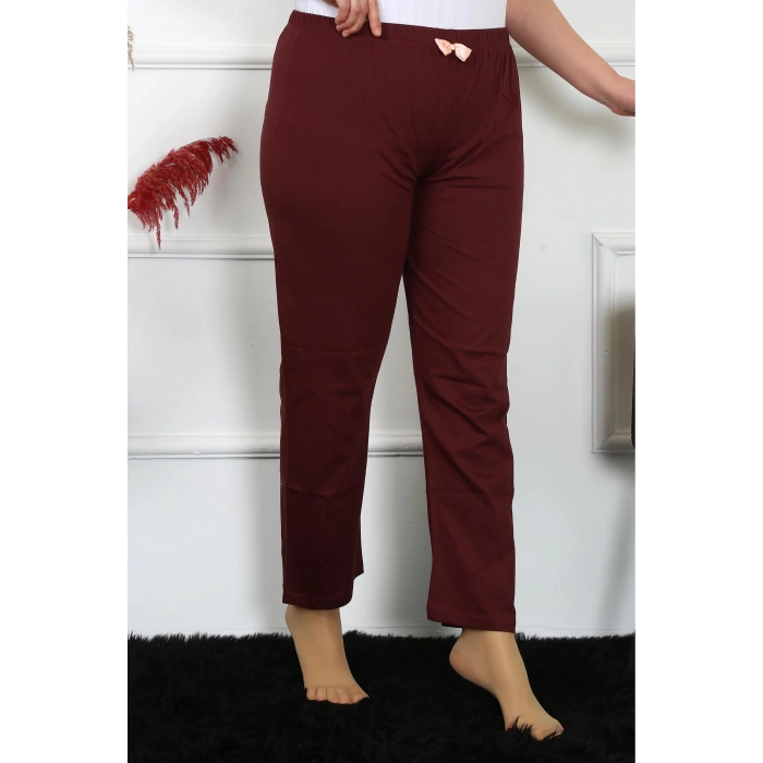 MARSiLYAN- Kadın Pamuklu Büyük Beden Alt Pijama