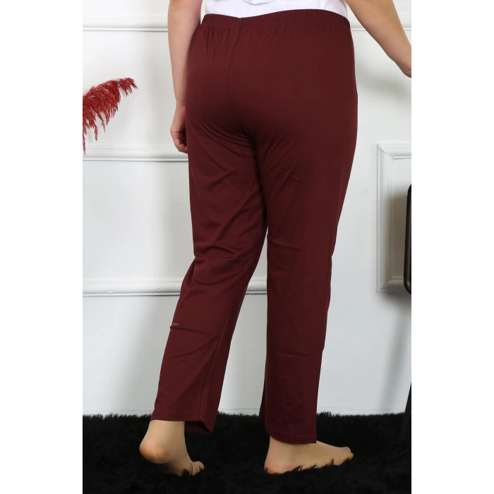 MARSiLYAN- Kadın Pamuklu Büyük Beden Alt Pijama