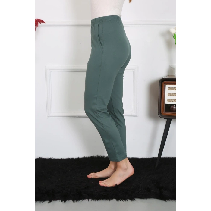 MARSiLYAN- Kadın Pamuklu Haki Tek Alt Pijama