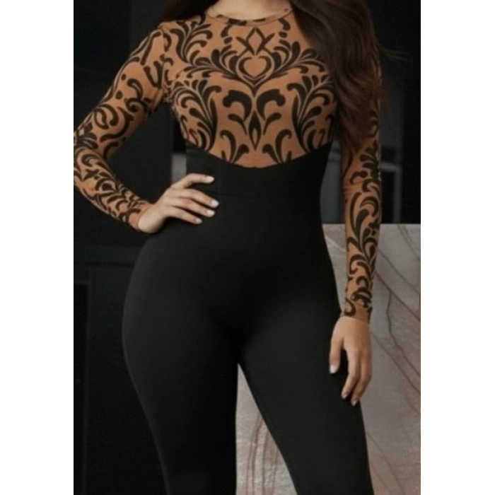 MARSiLYAN- Kadın Siyah Krep Kumaş Pantolon