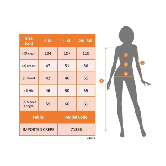 MARSiLYAN- Kadın Uzun Kollu Bisiklet Yaka Beli Kuşaklı Ithal Krep Midi Elbise